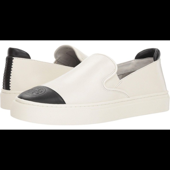 tory burch color block slip on sneaker
